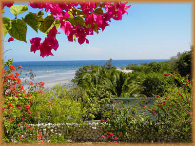 Ausblick auf das Meer vom Haus "Panorama"