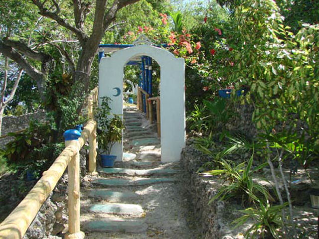 'Casa de la Playa'  tropical garden