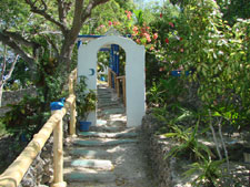 Entrance to the tropical garden